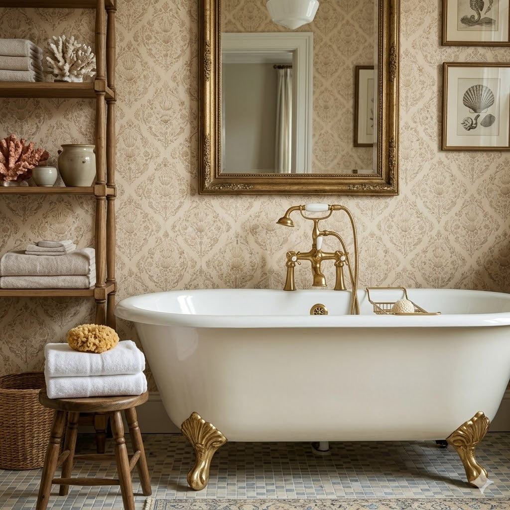 Karina Wallpaper By Naturally Antique