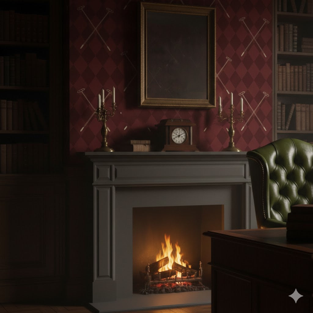 Merrick Wallpaper By The Rosenborg Company