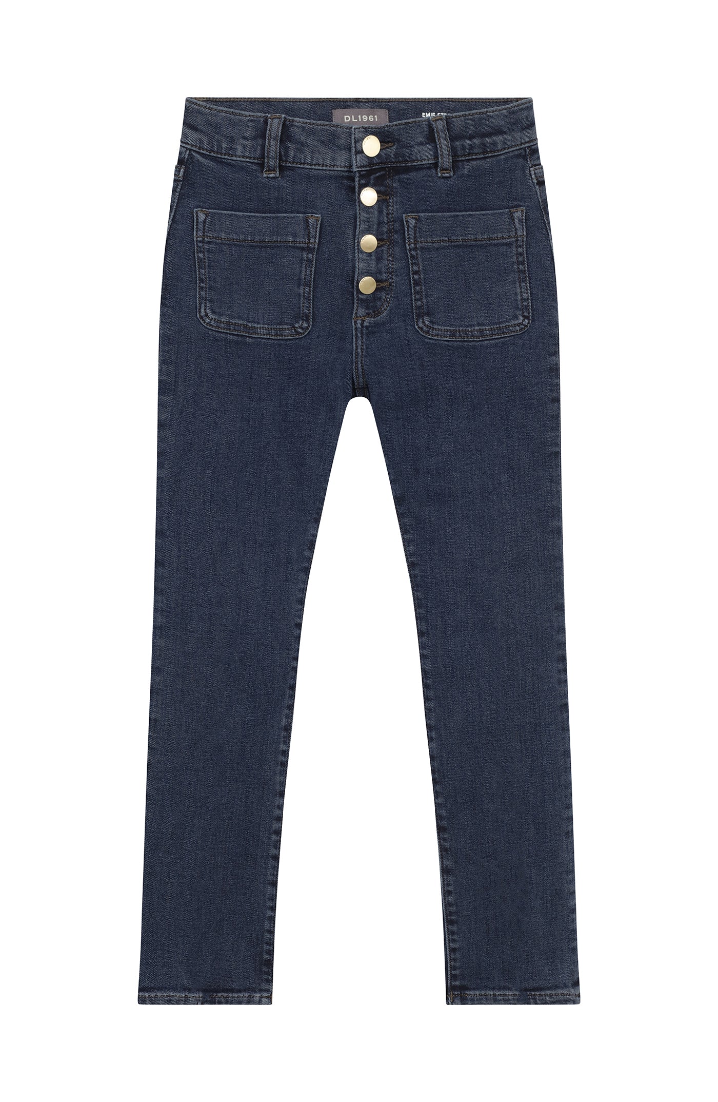 Dl1961 - Girls Emie High Rise Straight Jean