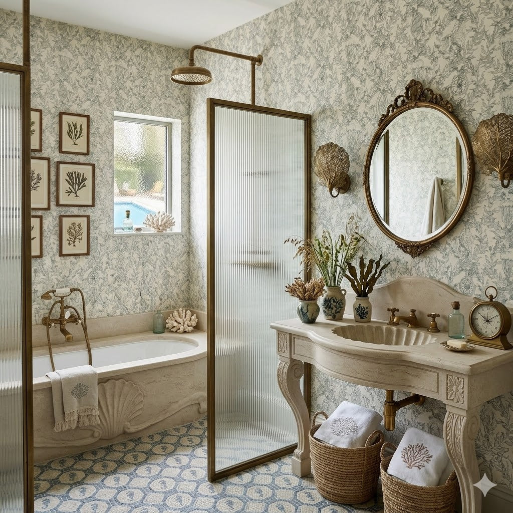 Perla Wallpaper By Naturally Antique