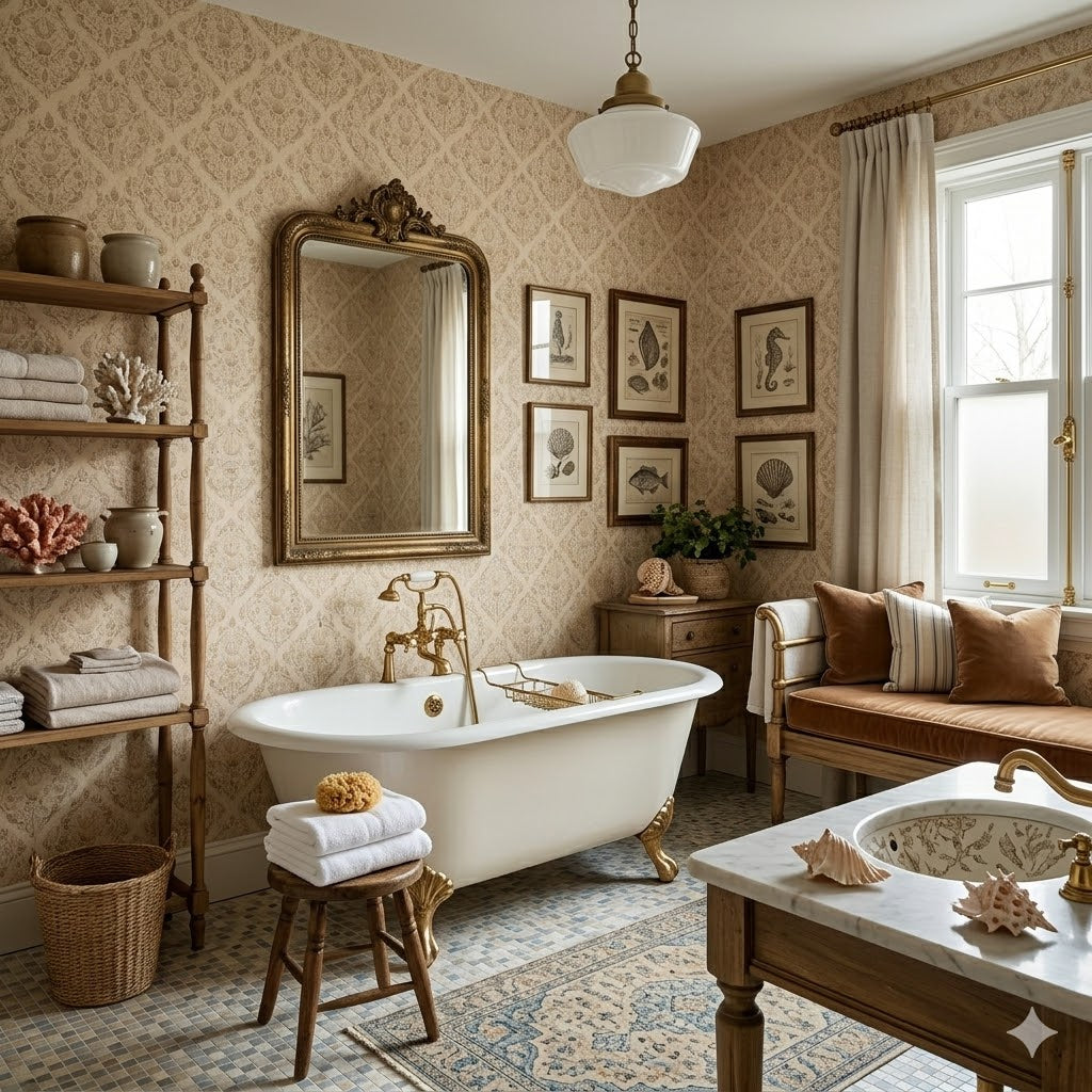 Karina Wallpaper By Naturally Antique