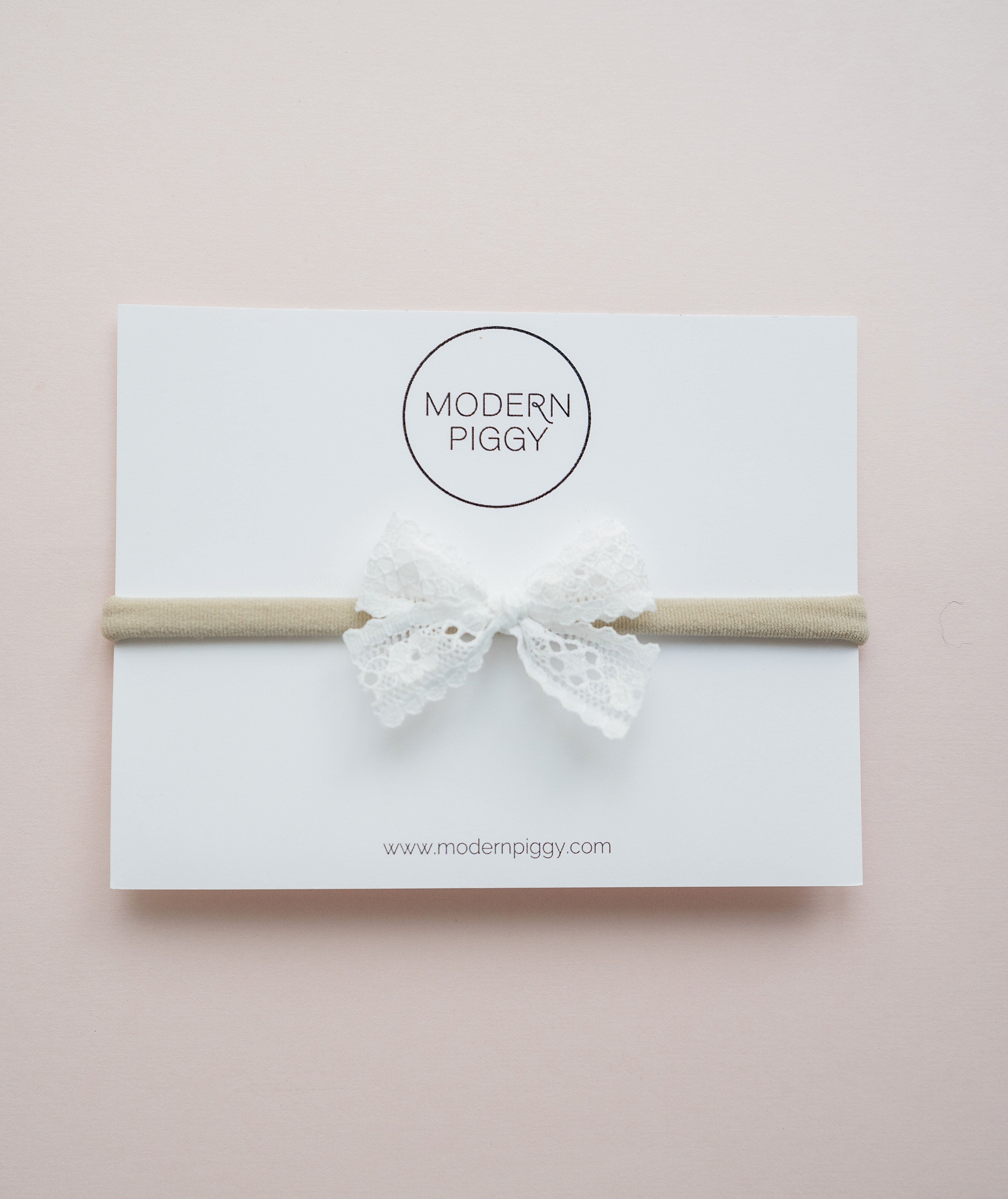 White Lace | Ribbon Bow