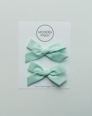 Spring Breeze | Pigtail Set - Hand-tied Bow