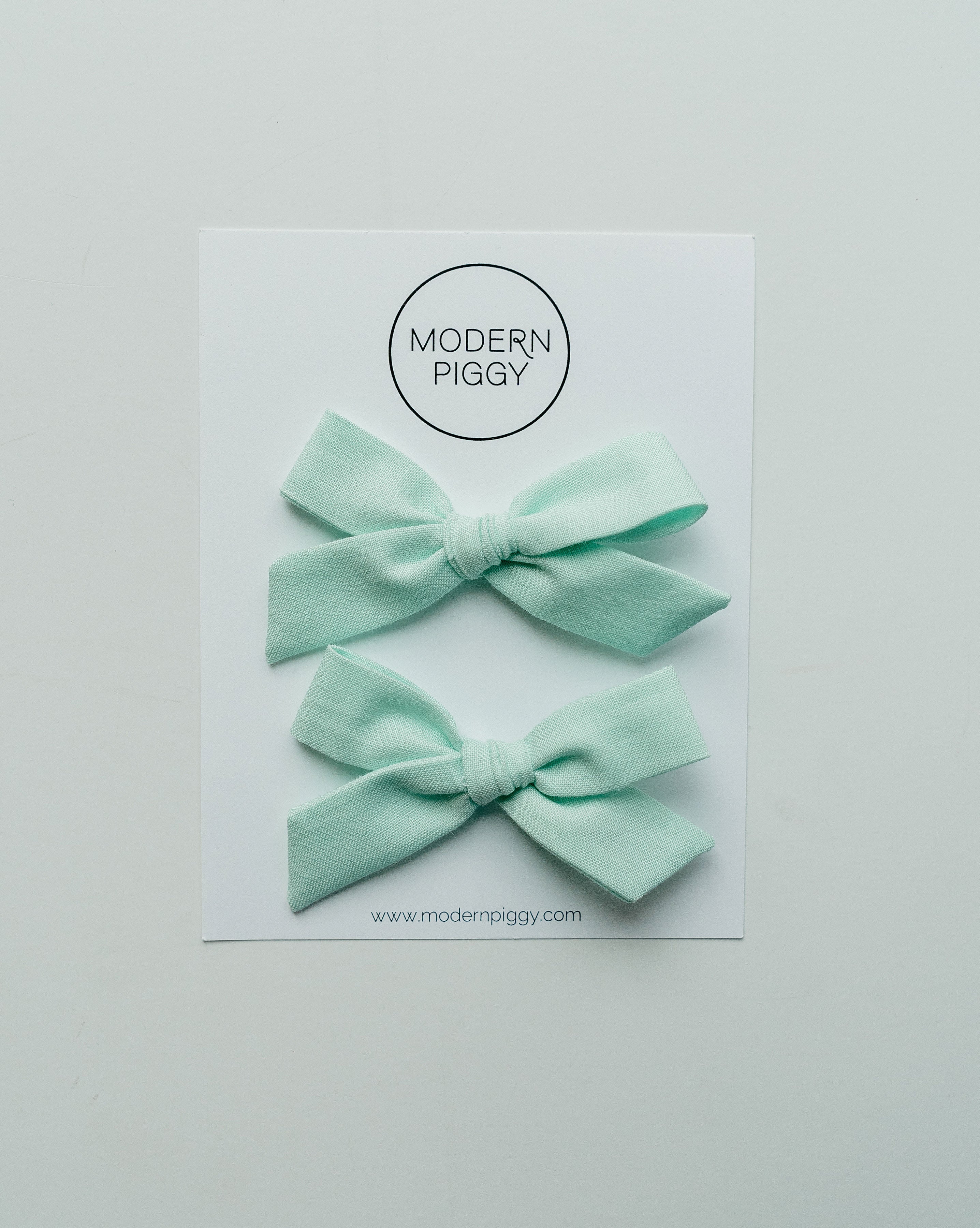 Spring Breeze | Pigtail Set - Hand-tied Bow