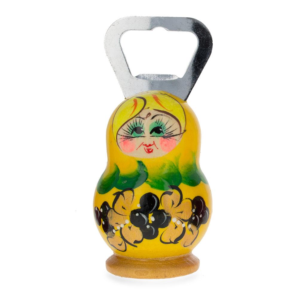 Yellow Doll Bottle Opener 3.7 Inches