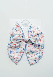 Red White And Bow| Party Bow