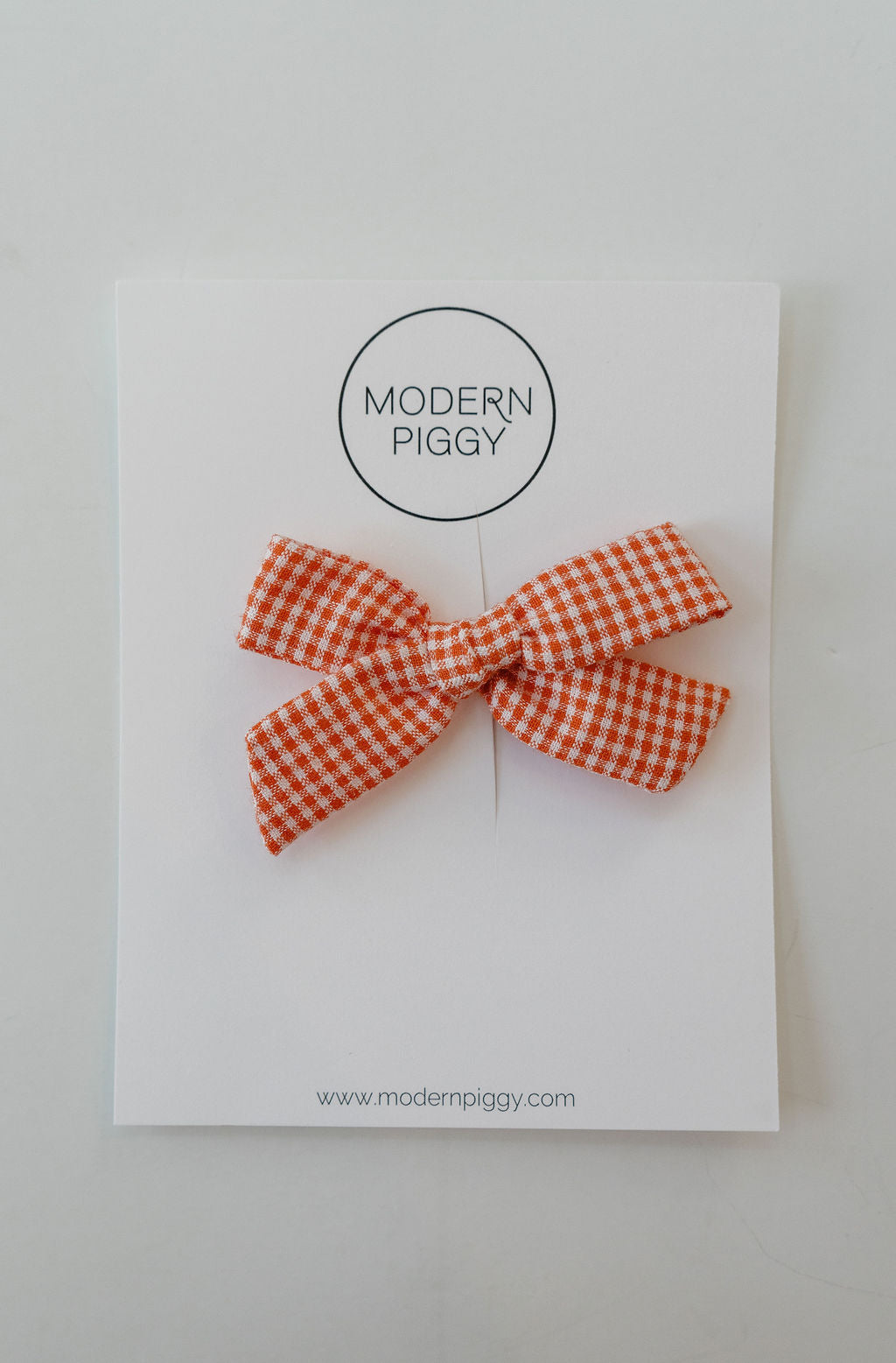 Citrus Check | Hand-tied Bow