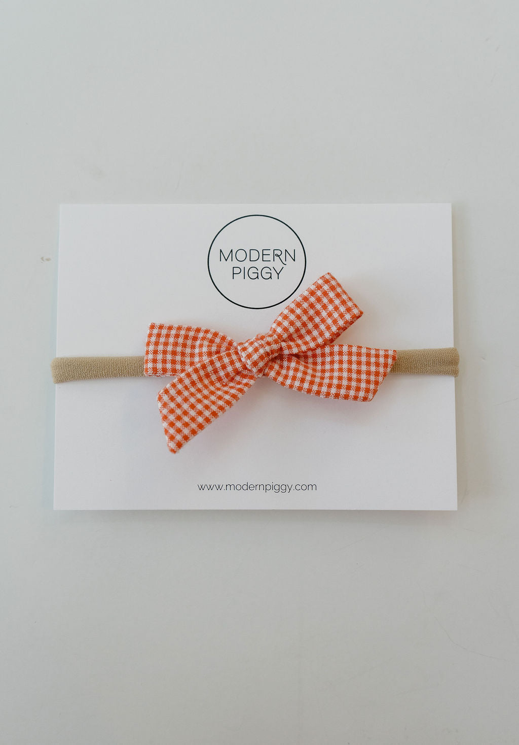 Citrus Check | Hand-tied Bow