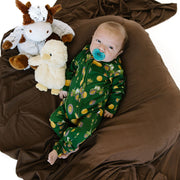 Braxton Tractors Bamboo Convertible Footie