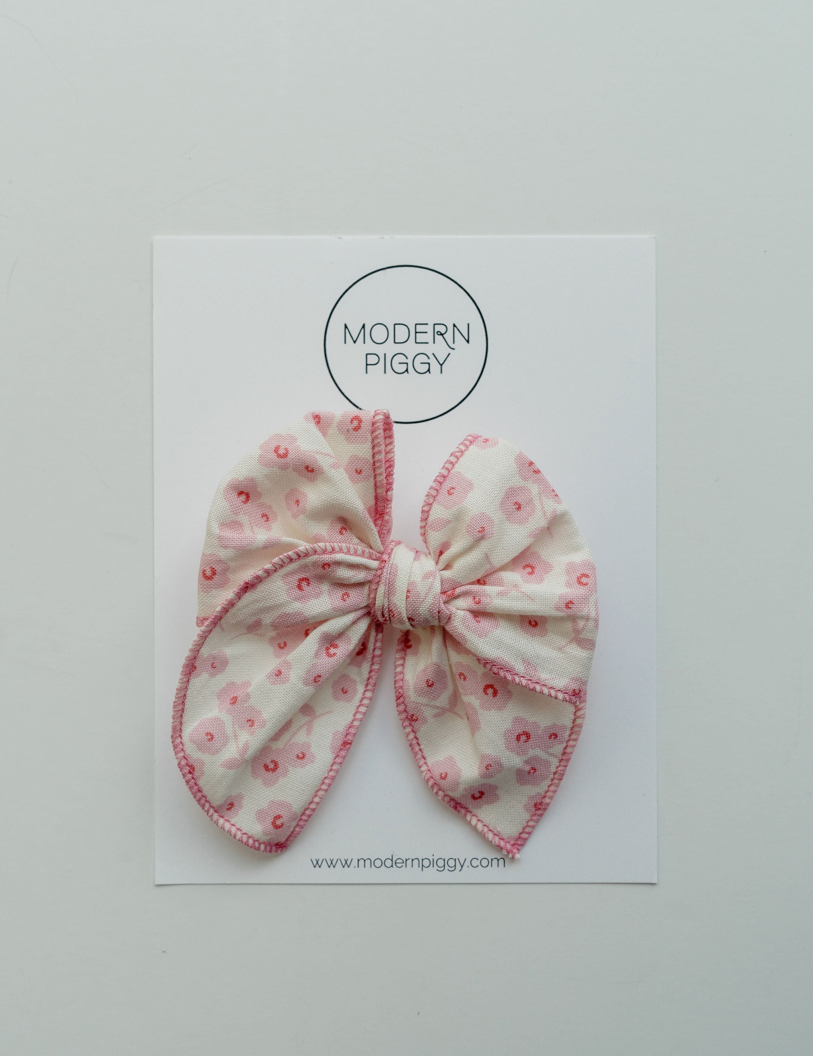 Pink Daisy | Petite Party Bow