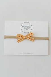 Daisy Chain- Yellow  | Ribbon Bow
