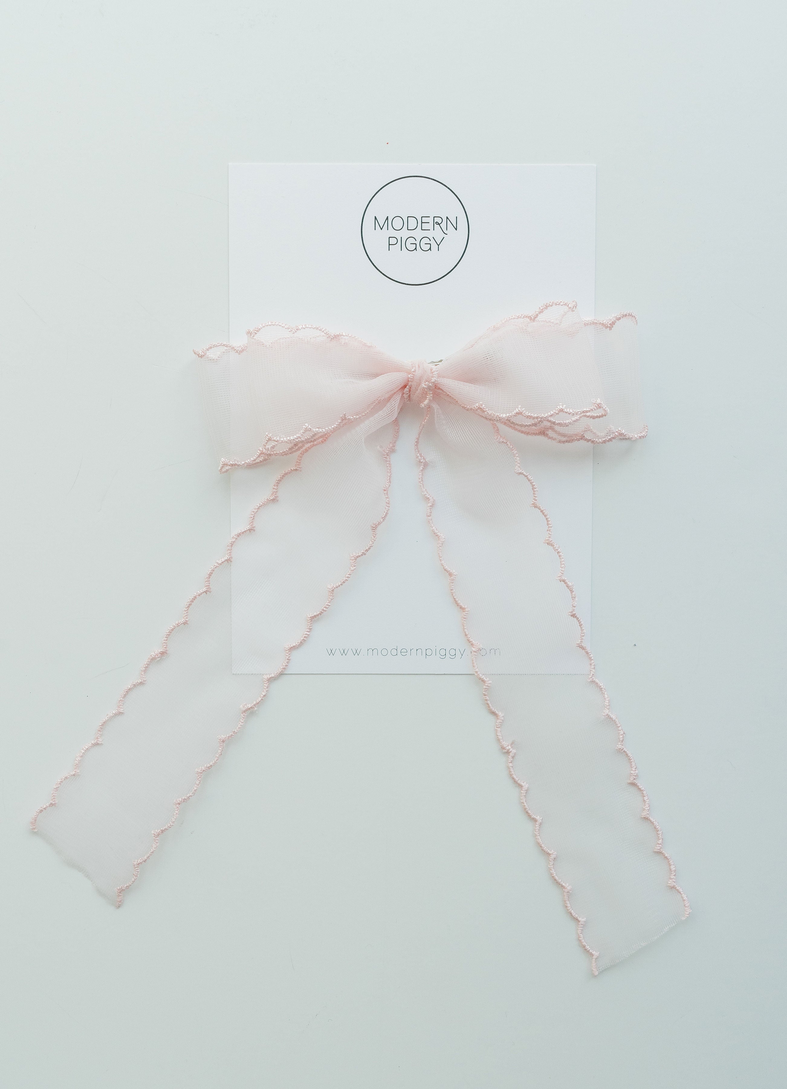 Pink Mist | Statement Ribbon Bow