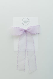 Lavender Mist | Statement Ribbon Bow