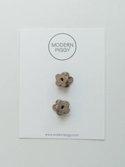 Mocha | Micro Bloom Claw Clip Set