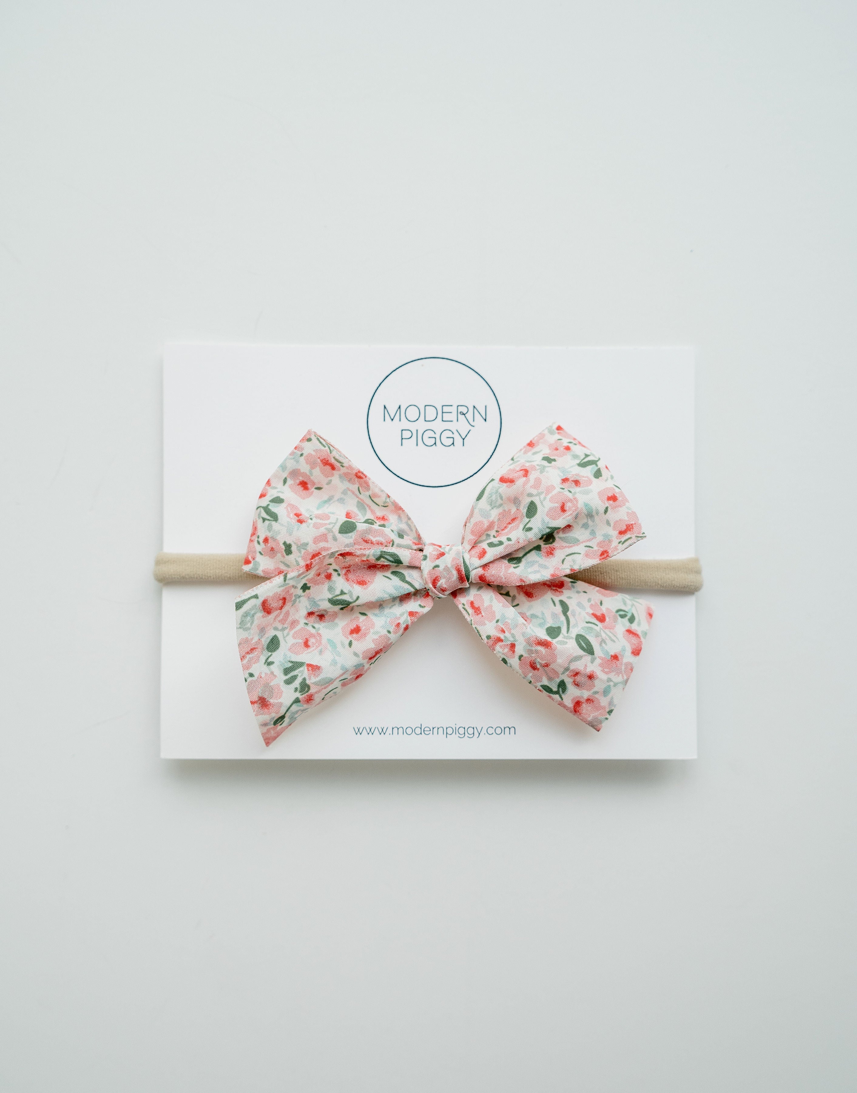 Spring Garden-pink | Hand-tied Bow