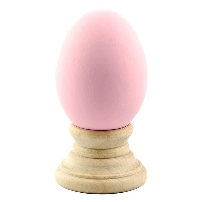 Pastel Pink Ceramic Easter Egg 2.5 Inches