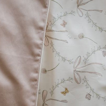 Bows & Butterfly Kisses Toddler Duvet - Pink