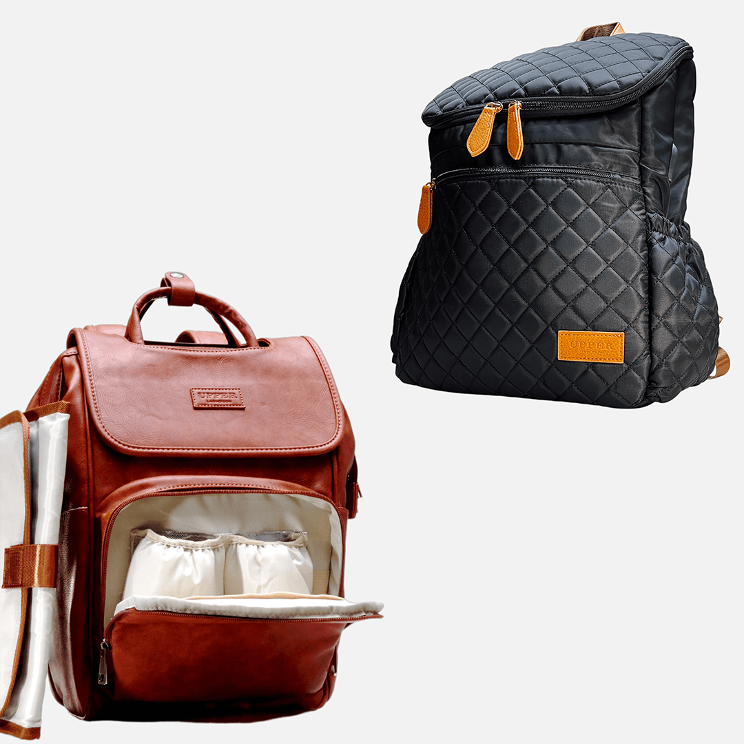 Diaper Bag Backpack Set - Upper Team Up Bundle