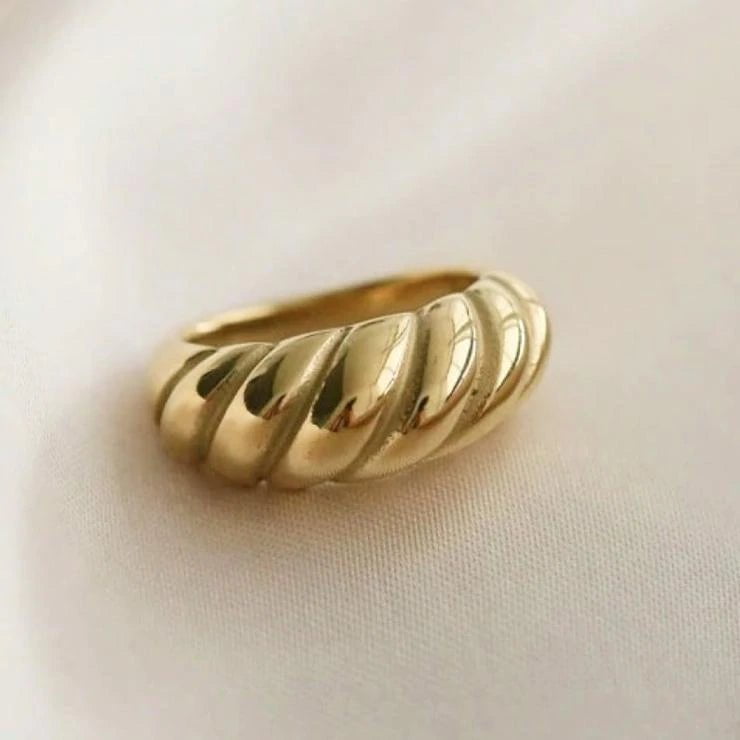 Gold Ring - Mason & Madison Croissant Dôme Ring