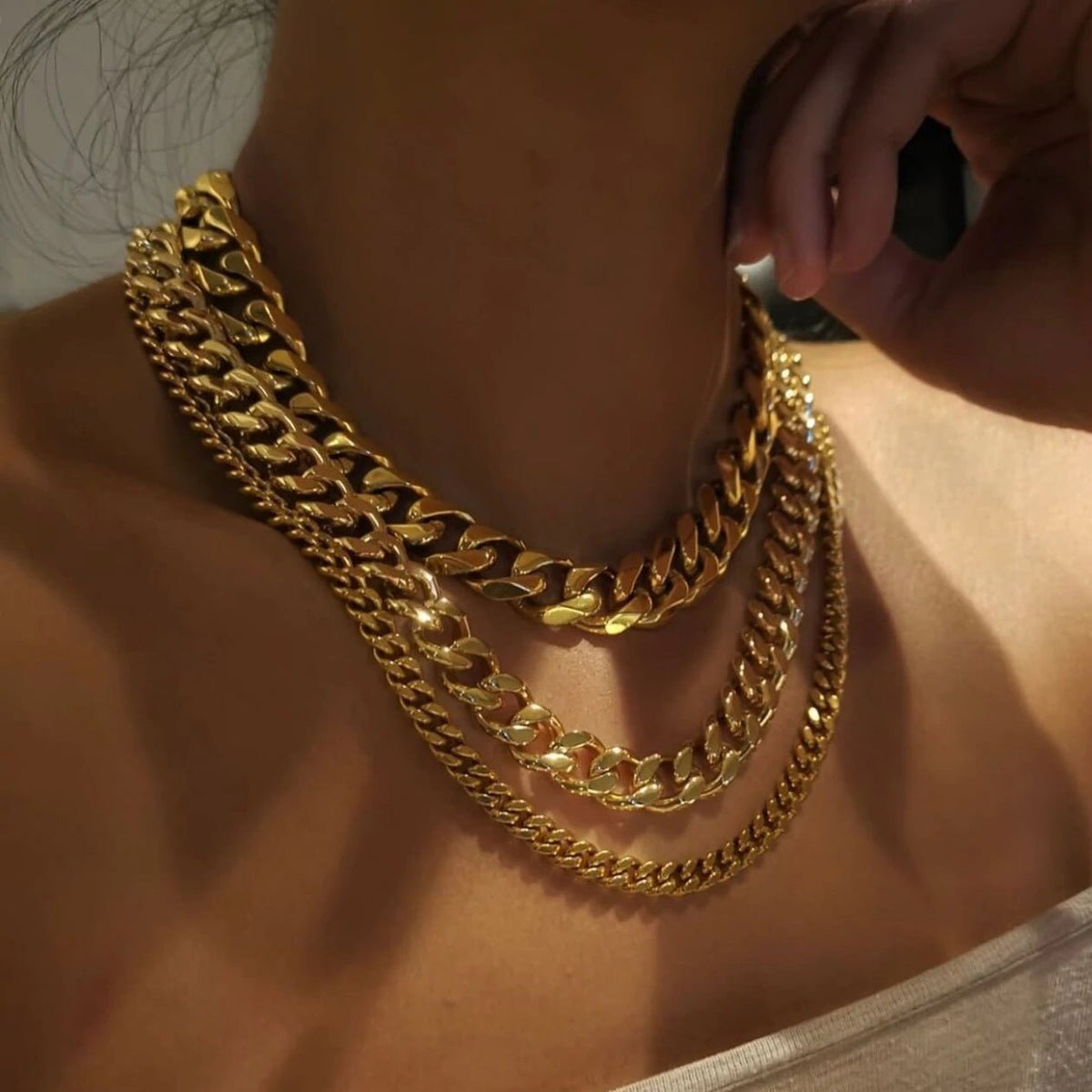 Chunky Gold Chain Necklace - Mason & Madison Chunky Chain Necklace