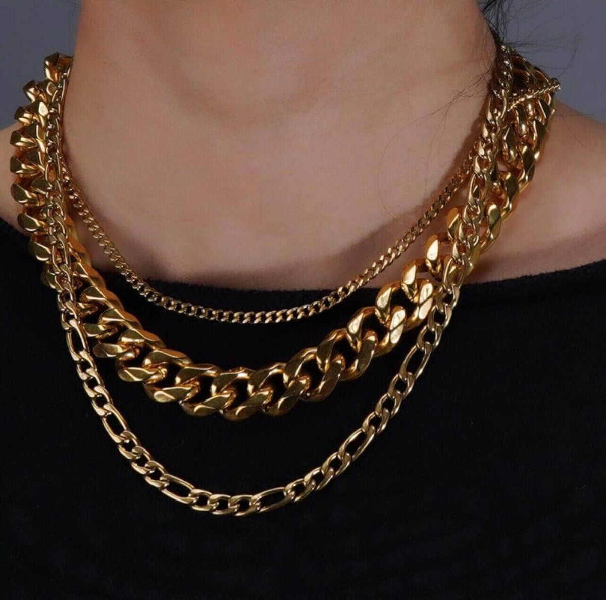 Chunky Gold Chain Necklace - Mason & Madison Chunky Chain Necklace