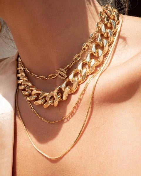 Chunky Gold Chain Necklace - Mason & Madison Chunky Chain Necklace