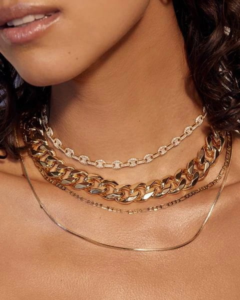 Chunky Gold Chain Necklace - Mason & Madison Chunky Chain Necklace