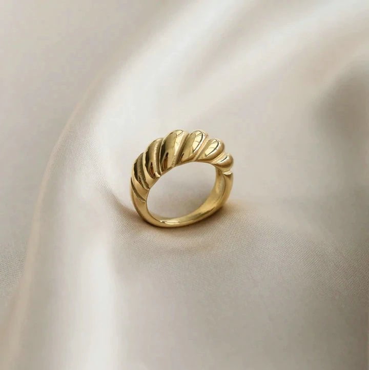 Gold Ring - Mason & Madison Croissant Dôme Ring