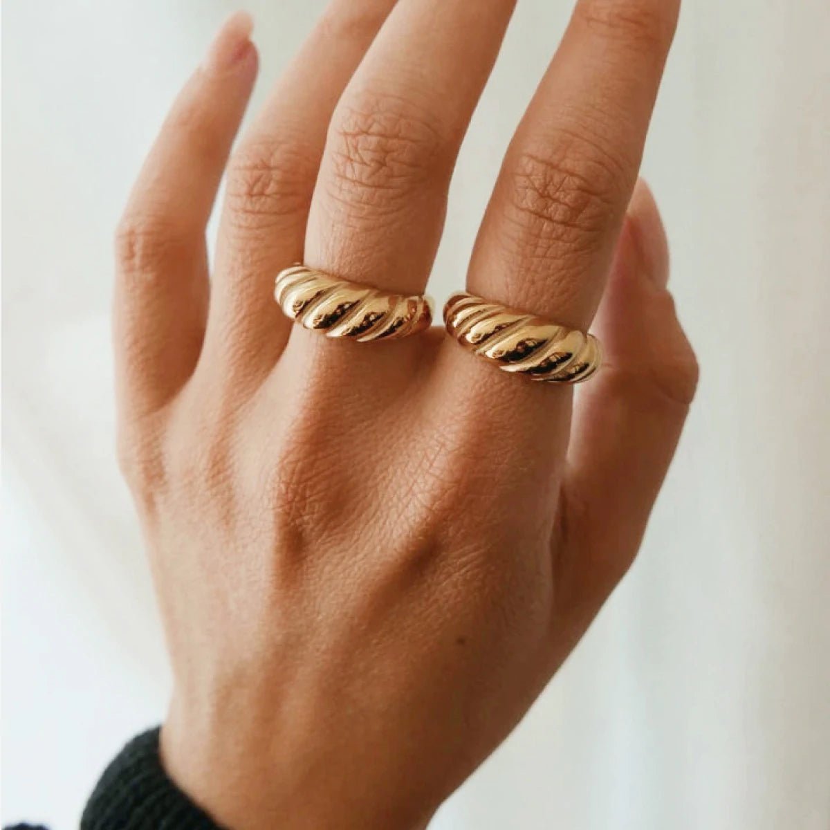 Gold Ring - Mason & Madison Croissant Dôme Ring
