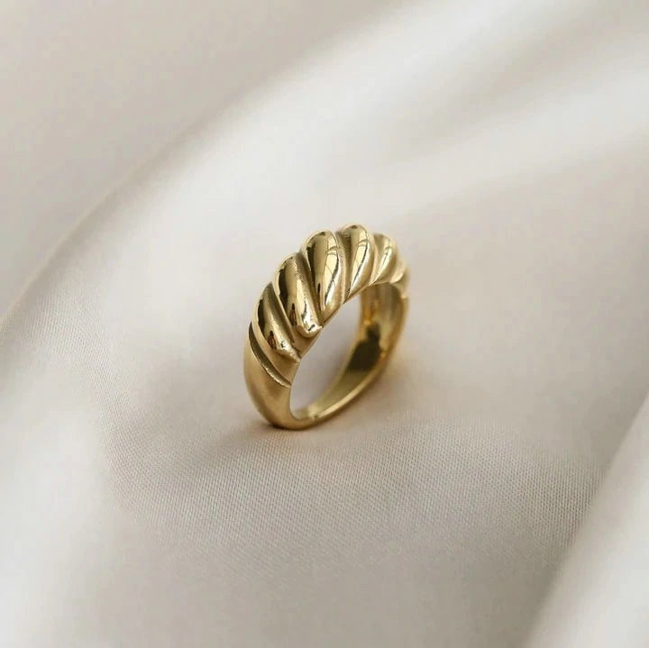Gold Ring - Mason & Madison Croissant Dôme Ring