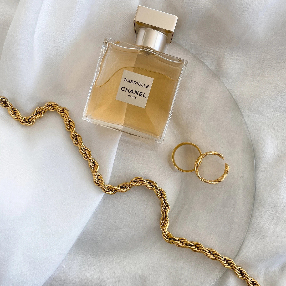 Gold Rope Chain Necklace