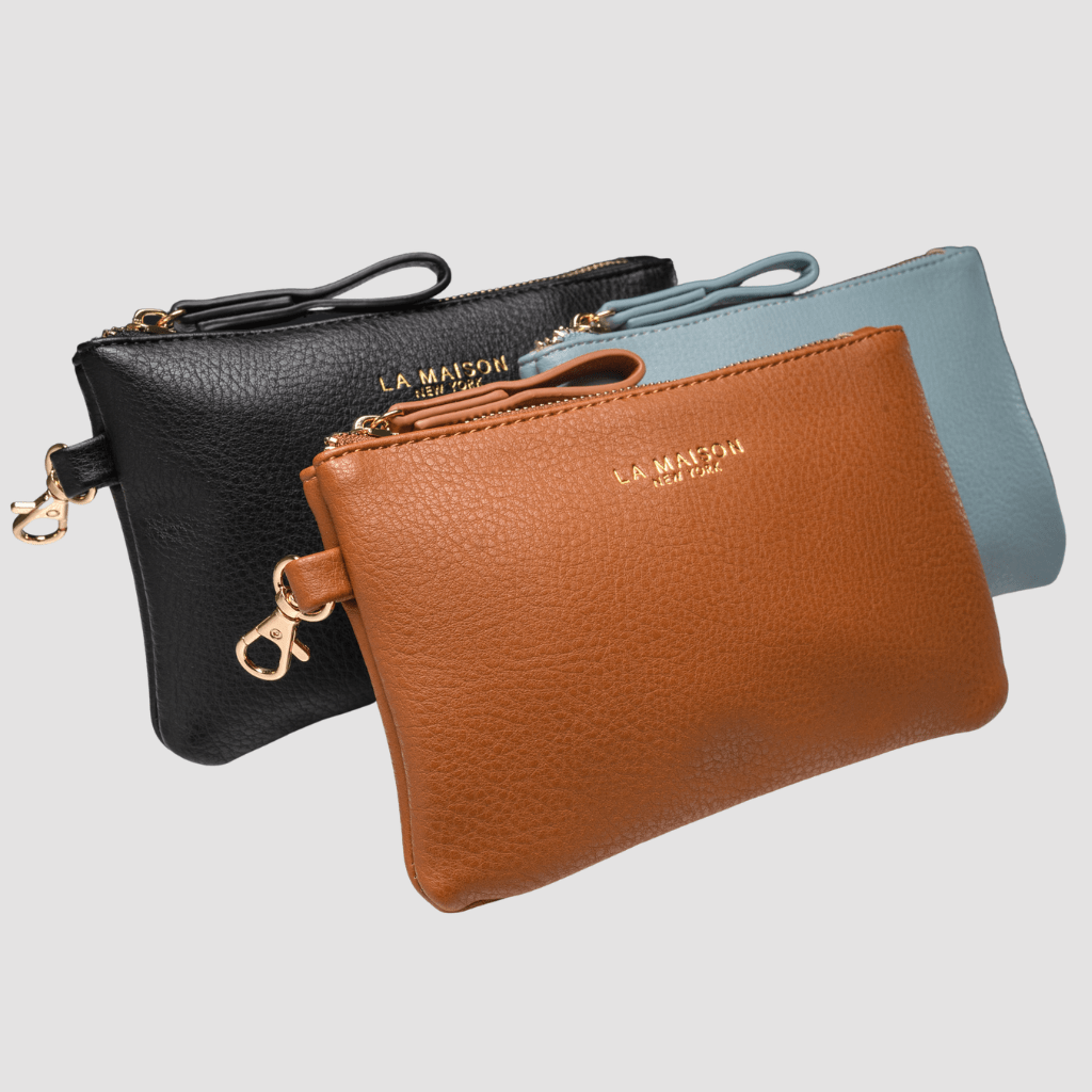 Clip-on Pouch — Brown (vegan Leather)