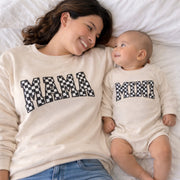 Checkerboard Mama And Mini Matching Set