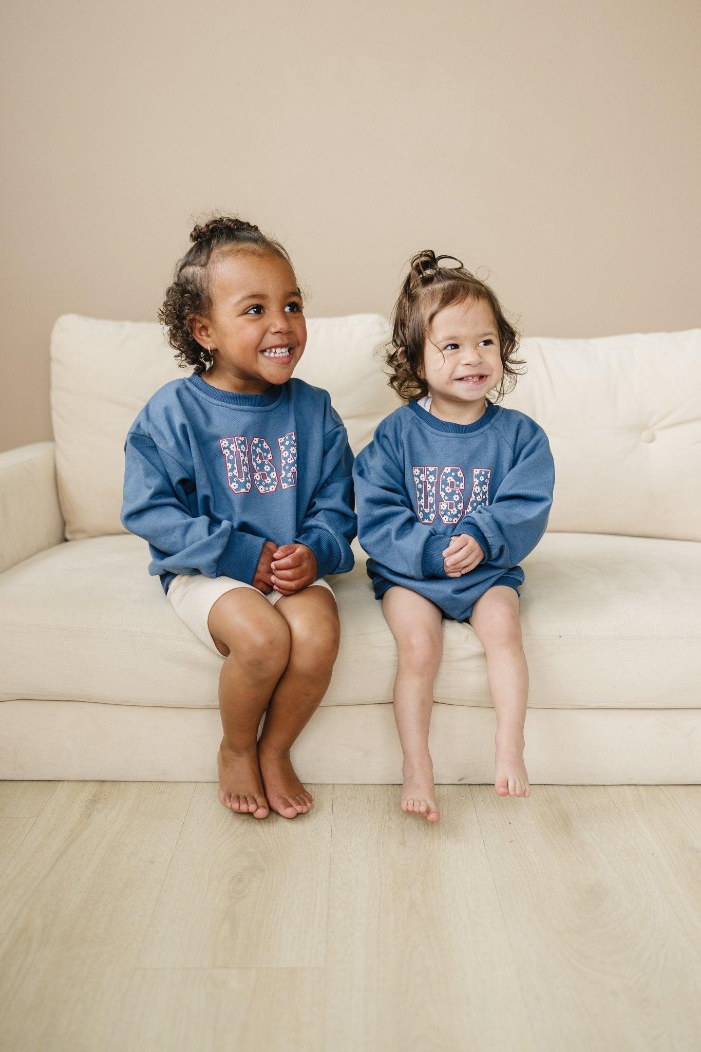 Usa Daisy Crewneck Sweatshirt