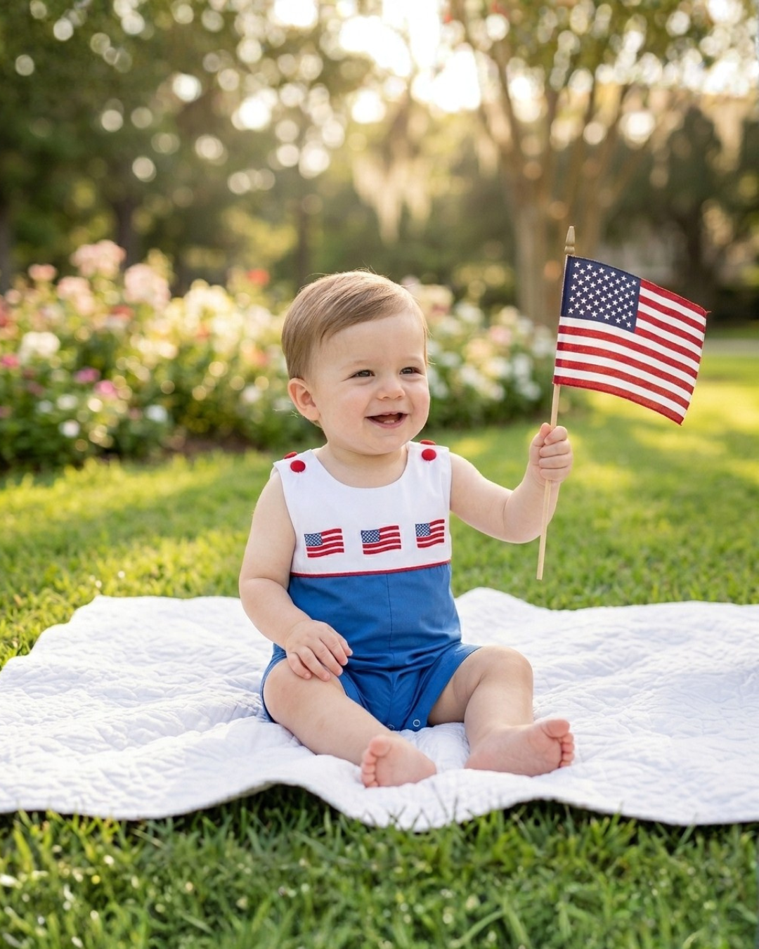 Usa Flag Shortalls