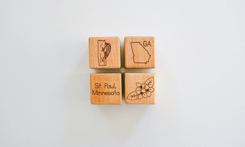 Usa State Blocks