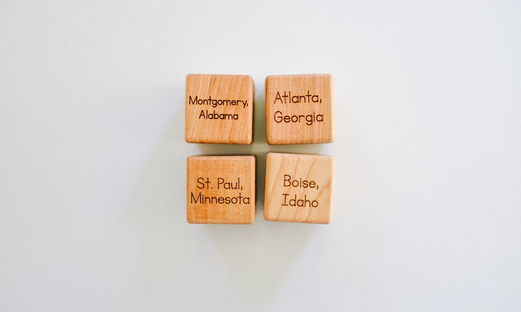 Usa State Blocks