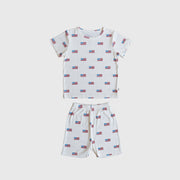 Bamboo Short Set | Americana Ribbed