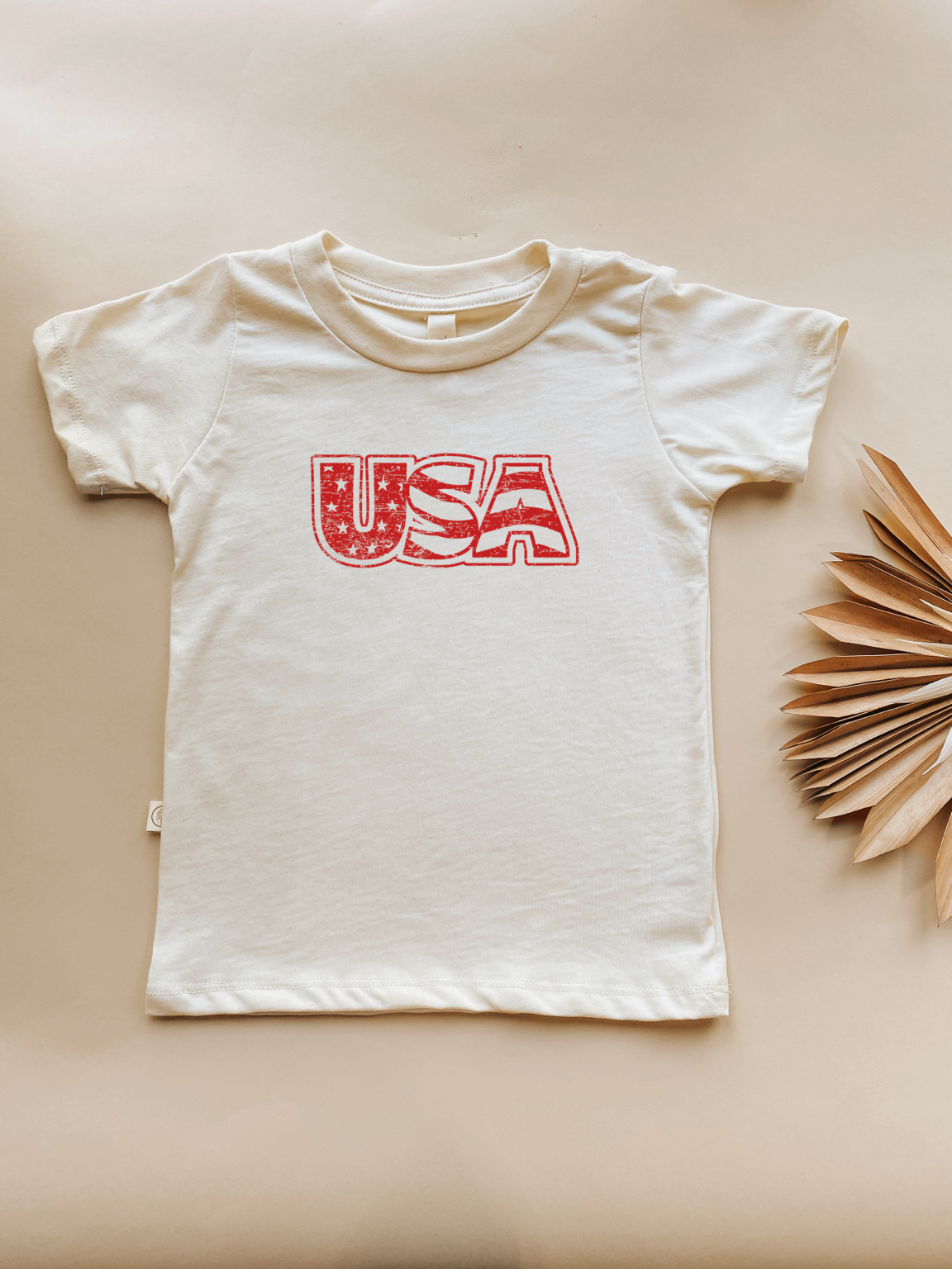 Usa Organic Cotton Short Sleeve Toddler T-shirt