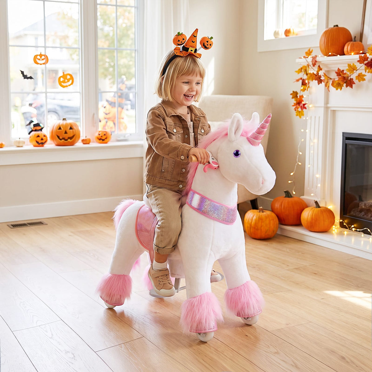 Model U Ride-on Unicorn Age 3-5 Pink
