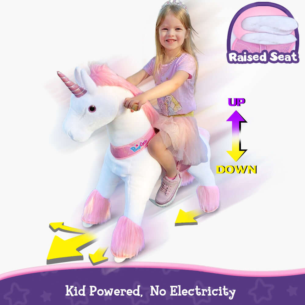 Model U Ride-on Unicorn Age 3-5 Pink