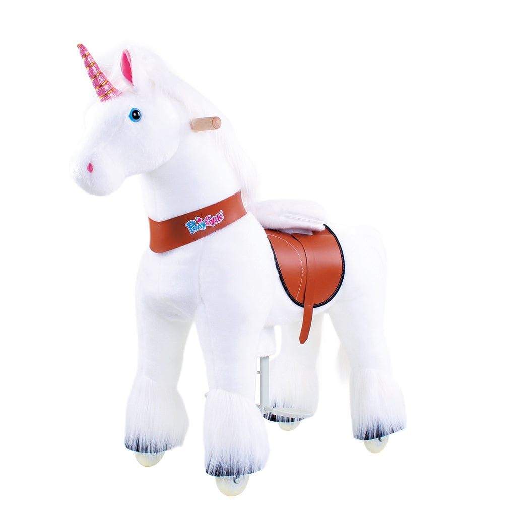 Model U Unicorn Ride-on Toy Age 3-5 White