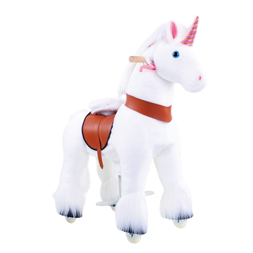 Model U Unicorn Ride-on Toy Age 3-5 White