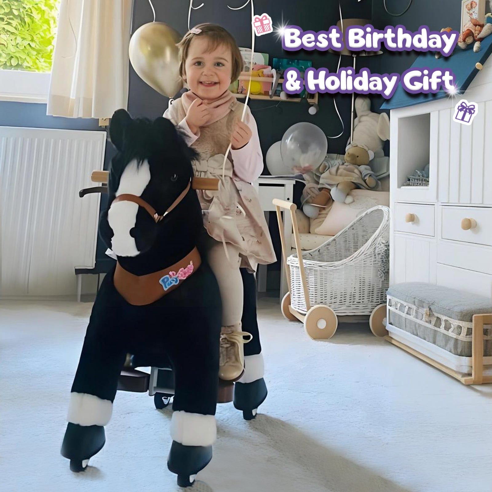 Model U Horse Toy Age 3-5 Black