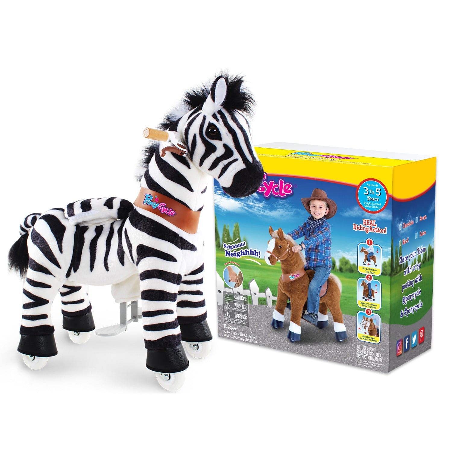 Model U Zebra Toy Age 3-5