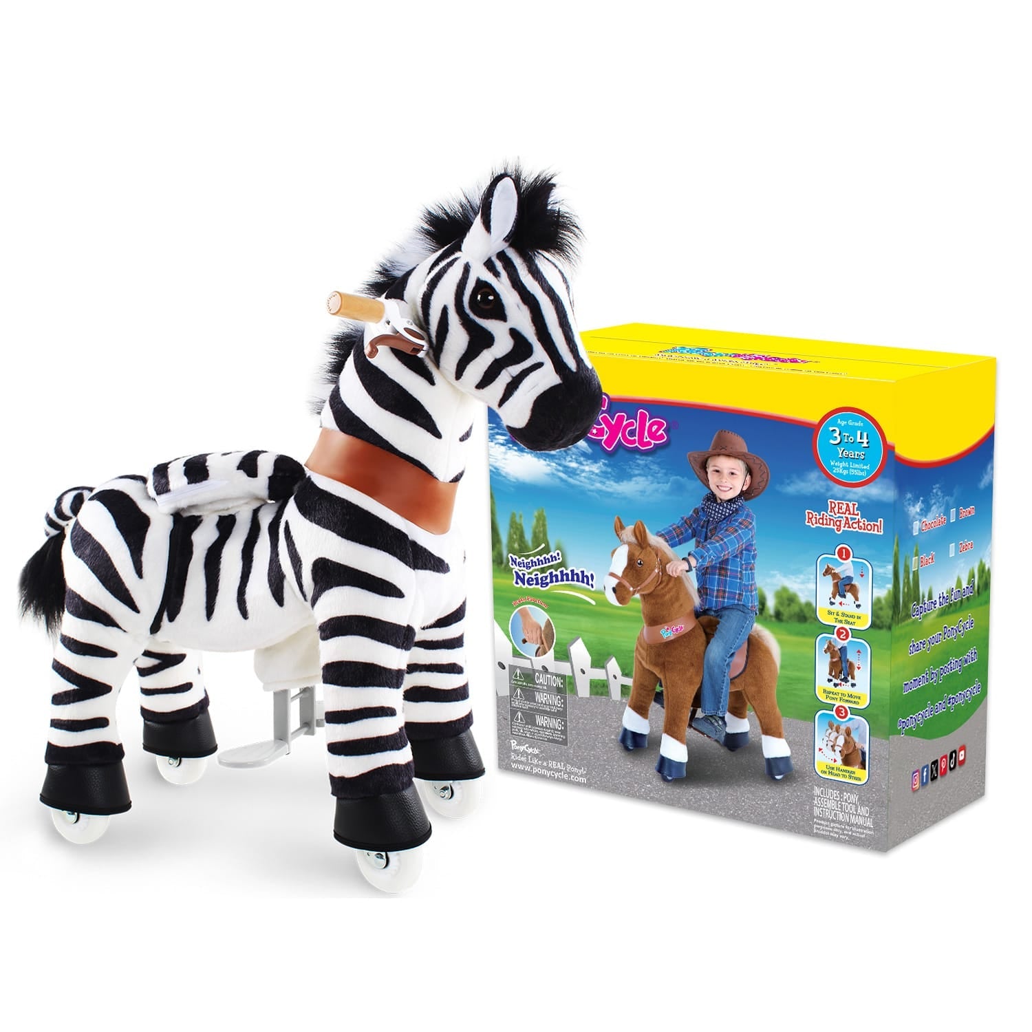 Model U Zebra Toy Age 3-5