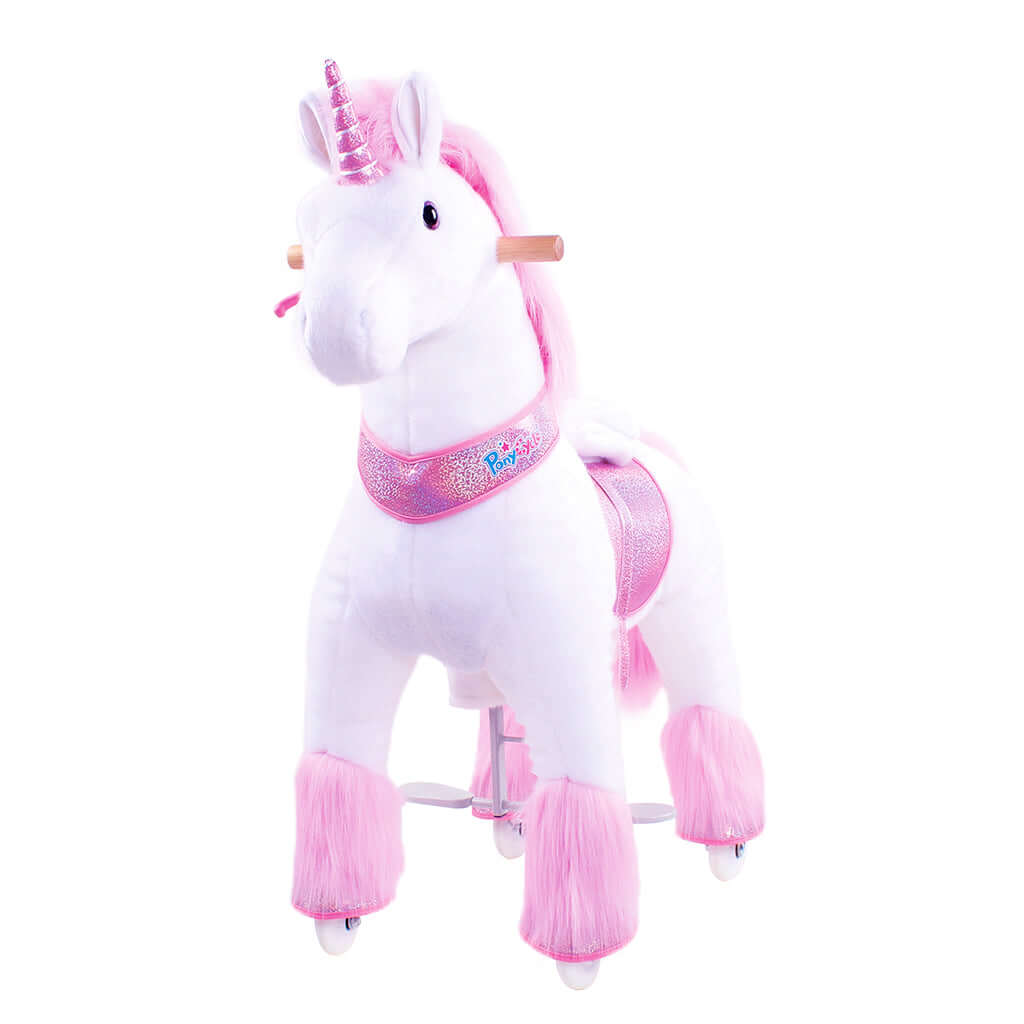 Model U Ride-on Plush Unicorn Age 4-8 Pink