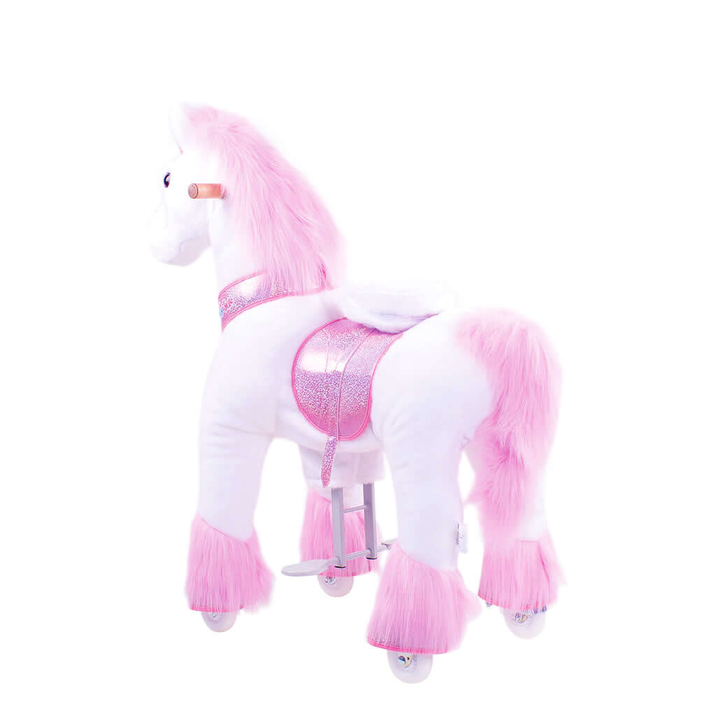 Model U Ride-on Plush Unicorn Age 4-8 Pink