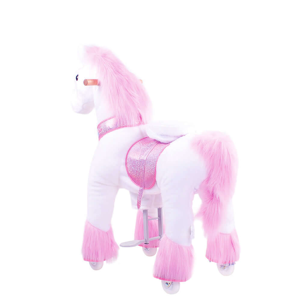 Model U Ride-on Plush Unicorn Age 4-8 Pink