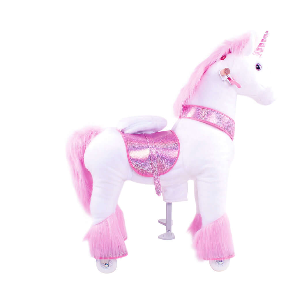 Model U Ride-on Plush Unicorn Age 4-8 Pink